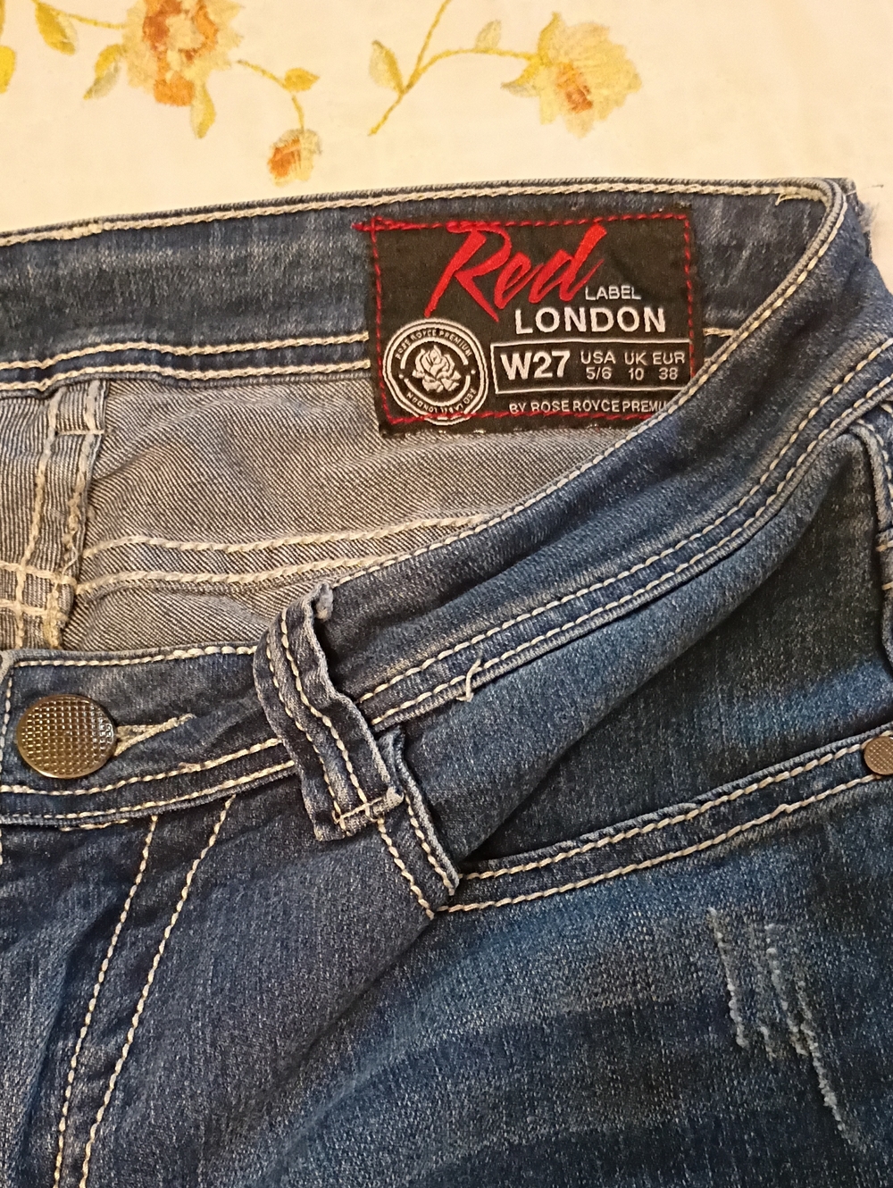 Red Herring jeans Skinny Waist 27 in Blue